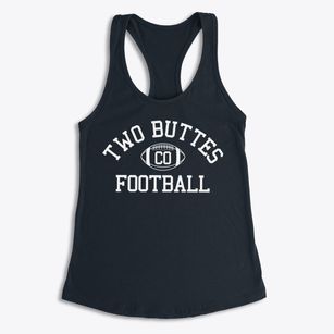 Two Buttes Colorado Football Women's Racerback Tank