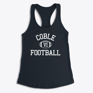 Coble Virgin Islands Football Women's Racerback Tank