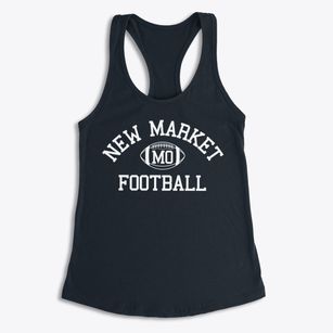 New Market Missouri Football Women's Racerback Tank
