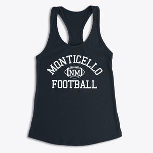 Monticello New Mexico Football Women's Racerback Tank