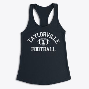 Taylorville Illinois Football Women's Racerback Tank