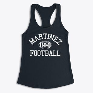 Martinez New Mexico Football Women's Racerback Tank