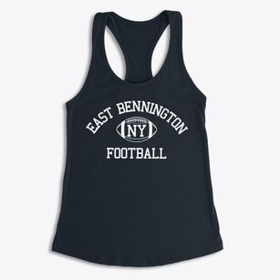 East Bennington New York Football Women's Racerback Tank