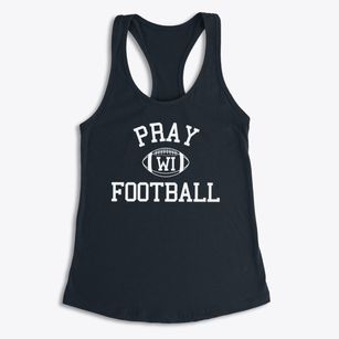 Pray Wisconsin Football Women's Racerback Tank