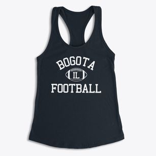 Bogota Illinois Football Women's Racerback Tank