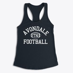 Avondale Tennessee Football Women's Racerback Tank