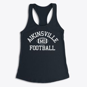 Aikinsville Missouri Football Women's Racerback Tank