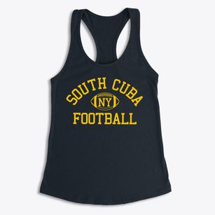 South Cuba New York Football Women's Racerback Tank