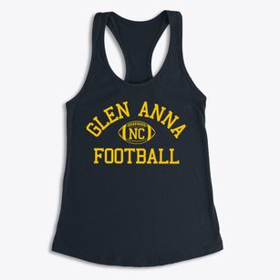 Glen Anna North Carolina Football Women's Racerback Tank