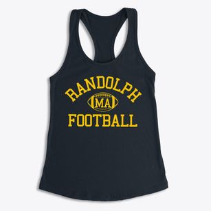Randolph Massachusetts Football Women's Racerback Tank