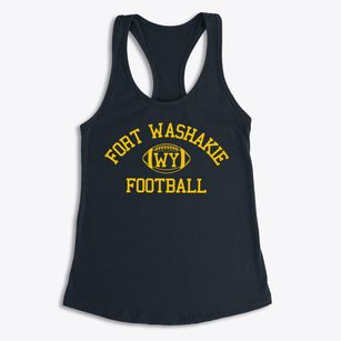 Fort Washakie Wyoming Football Women's Racerback Tank