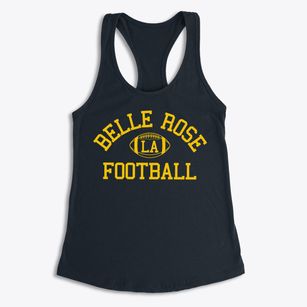 Belle Rose Louisiana Football Women's Racerback Tank