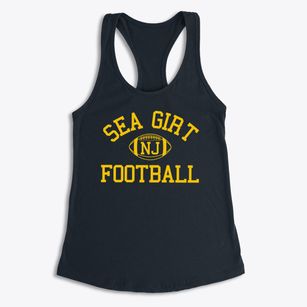 Sea Girt New Jersey Football Women's Racerback Tank