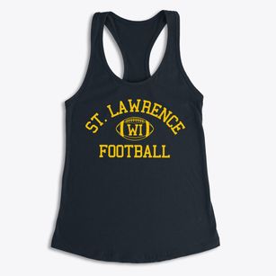 St. Lawrence Wisconsin Football Women's Racerback Tank