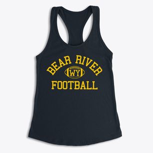 Bear River Wyoming Football Women's Racerback Tank