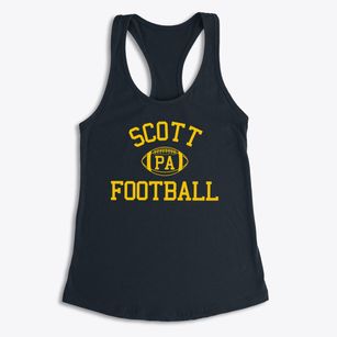 Scott Pennsylvania Football Women's Racerback Tank
