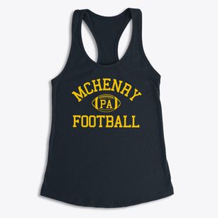 Mchenry Pennsylvania Football Women's Racerback Tank