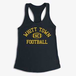 Whitt Town North Carolina Football Women's Racerback Tank