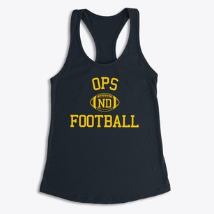 Ops North Dakota Football Women's Racerback Tank