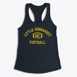 Little Kinnakeet North Carolina Football Women's Racerback Tank