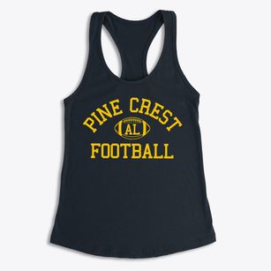 Pine Crest Alabama Football Women's Racerback Tank