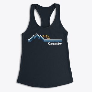 Cromby Pennsylvania Mountain View Women's Racerback Tank