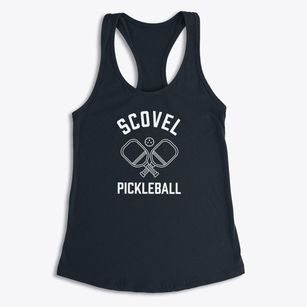 Scovel Illinois Pickleball Women's Racerback Tank