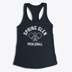 Spring Glen Washington Pickleball Women's Racerback Tank