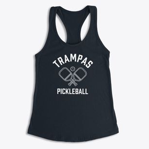 Trampas New Mexico Pickleball Women's Racerback Tank