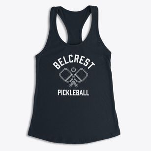 Belcrest Wisconsin Pickleball Women's Racerback Tank
