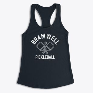 Bramwell Idaho Pickleball Women's Racerback Tank