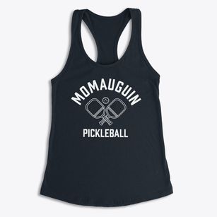 Momauguin Connecticut Pickleball Women's Racerback Tank