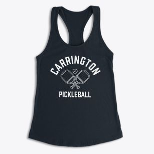 Carrington Missouri Pickleball Women's Racerback Tank