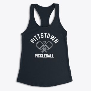 Pittstown New York Pickleball Women's Racerback Tank