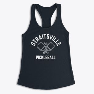 Straitsville Ohio Pickleball Women's Racerback Tank