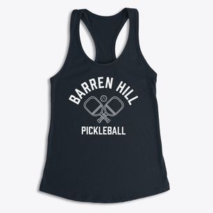 Barren Hill Pennsylvania Pickleball Women's Racerback Tank