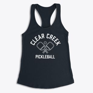 Clear Creek Indiana Pickleball Women's Racerback Tank