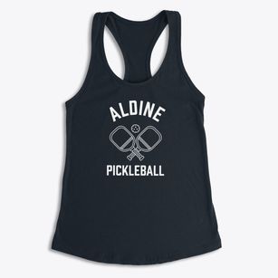 Aldine New Jersey Pickleball Women's Racerback Tank