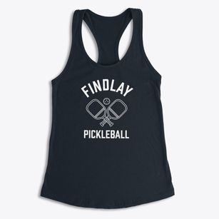 Findlay Ohio Pickleball Women's Racerback Tank