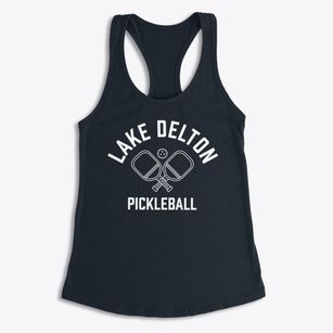 Lake Delton Wisconsin Pickleball Women's Racerback Tank