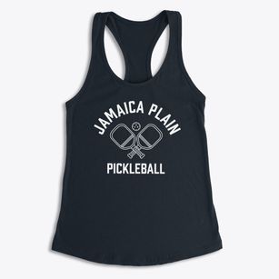 Jamaica Plain Massachusetts Pickleball Women's Racerback Tank