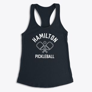 Hamilton Wisconsin Pickleball Women's Racerback Tank