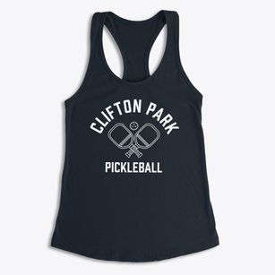 Clifton Park New York Pickleball Women's Racerback Tank