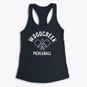 Woodcreek Texas Pickleball Women's Racerback Tank