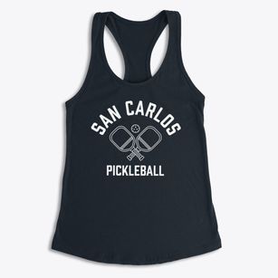 San Carlos California Pickleball Women's Racerback Tank