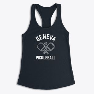 Geneva Indiana Pickleball Women's Racerback Tank