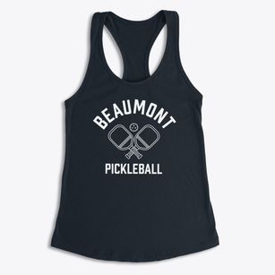 Beaumont Texas Pickleball Women's Racerback Tank
