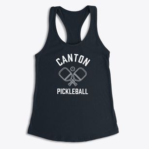 Canton Kansas Pickleball Women's Racerback Tank