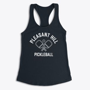 Pleasant Hill Louisiana Pickleball Women's Racerback Tank