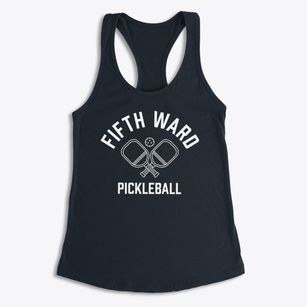 Fifth Ward Louisiana Pickleball Women's Racerback Tank